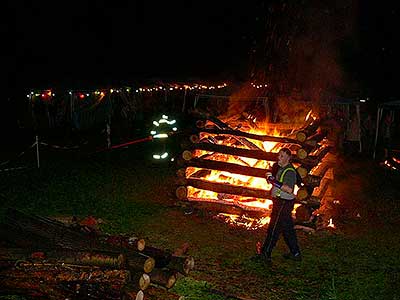 Pálení čarodějnic, Dolní Třebonín 30.4.2009