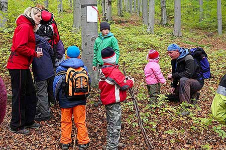 Výstup na Kleť pro děti, sobota 22. října 2011