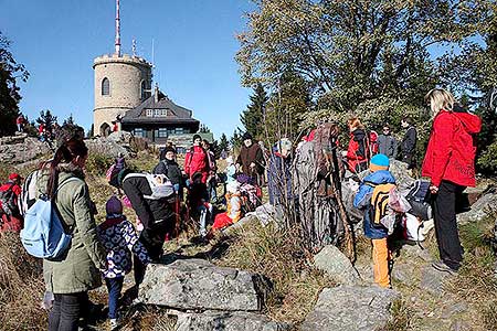 Výstup na Kleť pro děti, sobota 22. října 2011