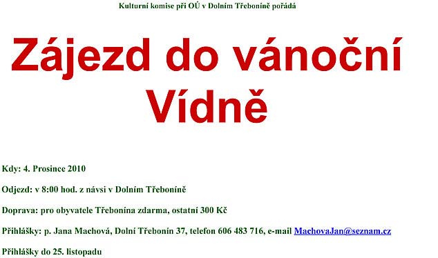 Vánoční Vídeň 4.12.2010 - zájed