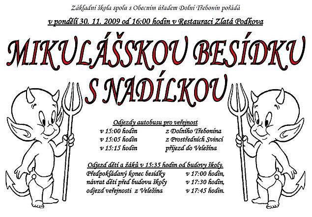 Mikulášská besídka s nadílkou 30.11.2009