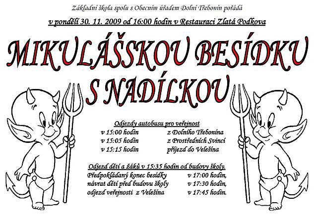 Mikulášská besídka s nadílkou 30.11.2009