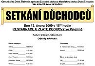 Setkání důchodců 2009