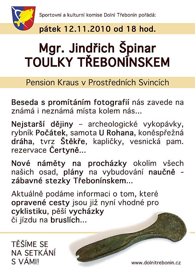 Jindřih Špinar: Toulky Třebonínskem, 12.11.2010 Pension Kraus