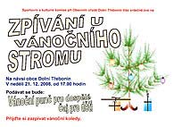 Zpívání u Vánočního stromu 2008