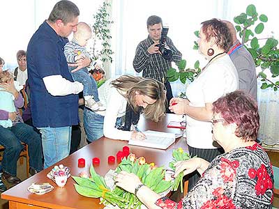 Vítání nových občánků obce Dolní Třebonín, 11.2.2012