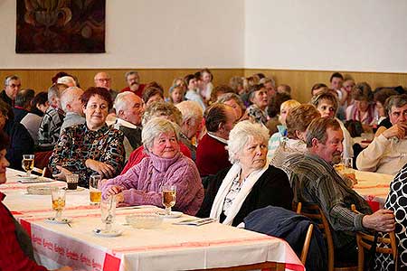 Setkání důchodců obce Dolní Třebonín, 18.2.2010, foto: Lubor Mrázek