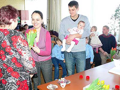 Vítání nových občánků obce Dolní Třebonín, 11.2.2012