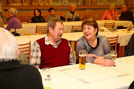 Setkání důchodců obce Dolní Třebonín 16.2.2012, foto: Lubor Mrázek
