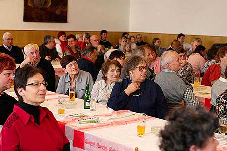 Setkání důchodců obce Dolní Třebonín, 18.2.2010, foto: Lubor Mrázek