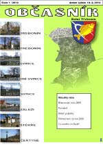 Třebonínský občasník 1 / 2010, titulní stránka Třebonínský občasník 1 / 2010, titulní stránka