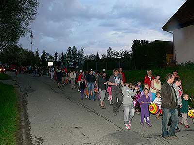 Pálení čarodějnic, Dolní Třebonín 30.4.2012