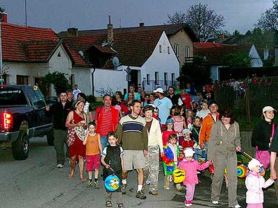 Pálení čarodějnic, Dolní Třebonín 30.4.2012