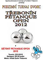 Podzimní Třebonín Petanque Open 2012