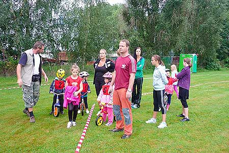 Dětské cyklistické závody, Dolní Třebonín 25.8.2012