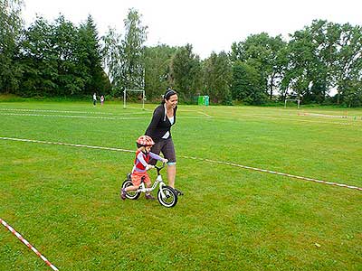 Dětské cyklistické závody, Dolní Třebonín 25.8.2012