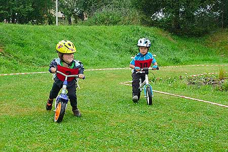 Dětské cyklistické závody, Dolní Třebonín 25.8.2012