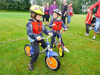 Dětské cyklistické závody, Dolní Třebonín 25.8.2012