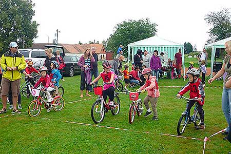 Dětské cyklistické závody, Dolní Třebonín 25.8.2012