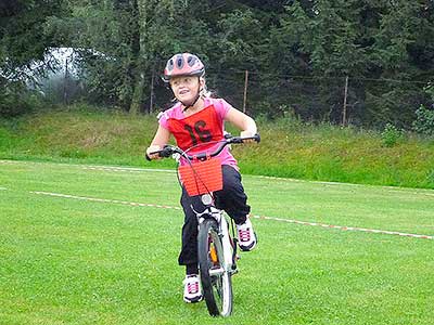 Dětské cyklistické závody, Dolní Třebonín 25.8.2012