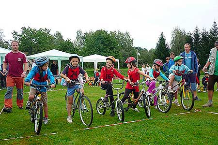 Dětské cyklistické závody, Dolní Třebonín 25.8.2012