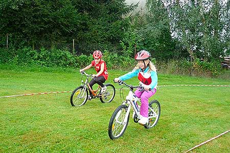 Dětské cyklistické závody, Dolní Třebonín 25.8.2012