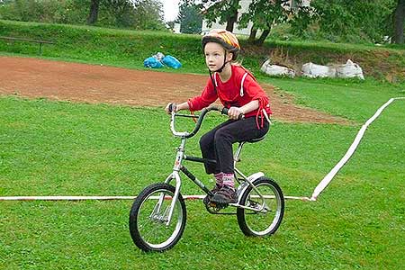 Dětské cyklistické závody, Dolní Třebonín 25.8.2012