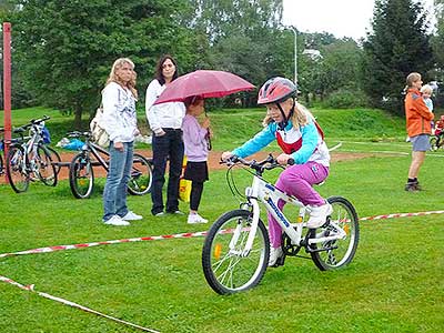 Dětské cyklistické závody, Dolní Třebonín 25.8.2012