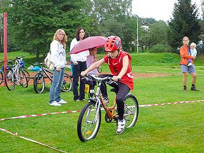 Dětské cyklistické závody, Dolní Třebonín 25.8.2012