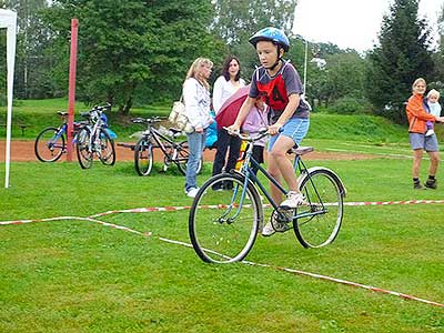 Dětské cyklistické závody, Dolní Třebonín 25.8.2012