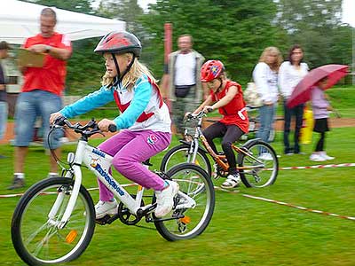 Dětské cyklistické závody, Dolní Třebonín 25.8.2012