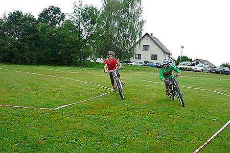 Dětské cyklistické závody, Dolní Třebonín 25.8.2012