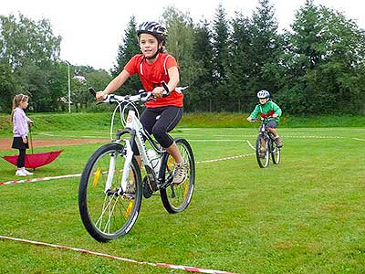 Dětské cyklistické závody, Dolní Třebonín 25.8.2012