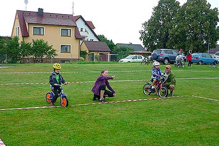 Dětské cyklistické závody, Dolní Třebonín 25.8.2012