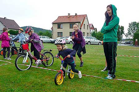 Dětské cyklistické závody, Dolní Třebonín 25.8.2012