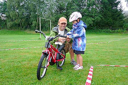 Dětské cyklistické závody, Dolní Třebonín 25.8.2012