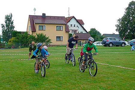 Dětské cyklistické závody, Dolní Třebonín 25.8.2012