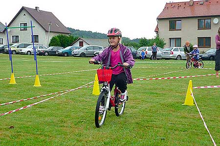 Dětské cyklistické závody, Dolní Třebonín 25.8.2012