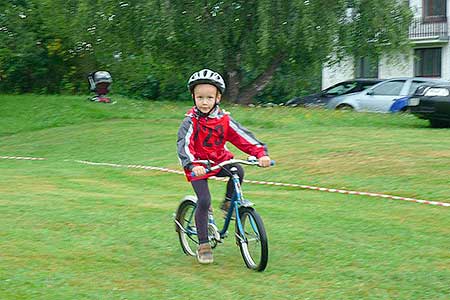 Dětské cyklistické závody, Dolní Třebonín 25.8.2012