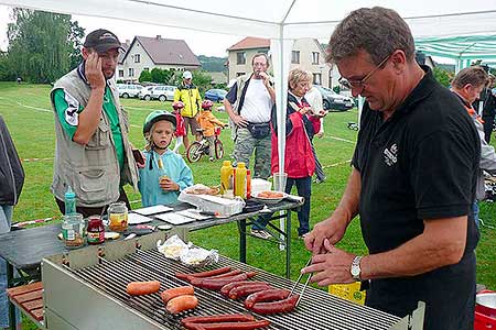 Dětské cyklistické závody, Dolní Třebonín 25.8.2012