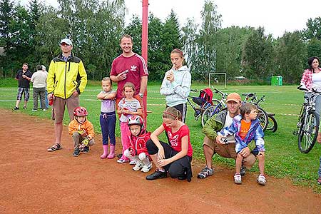 Dětské cyklistické závody, Dolní Třebonín 25.8.2012