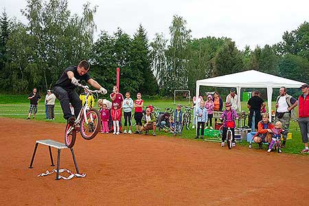 Dětské cyklistické závody, Dolní Třebonín 25.8.2012