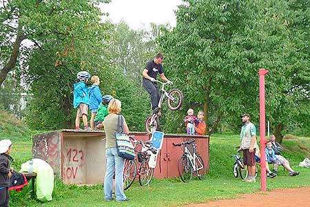 Dětské cyklistické závody, Dolní Třebonín 25.8.2012