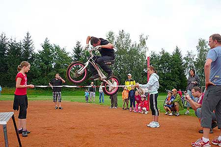 Dětské cyklistické závody, Dolní Třebonín 25.8.2012