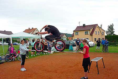 Dětské cyklistické závody, Dolní Třebonín 25.8.2012