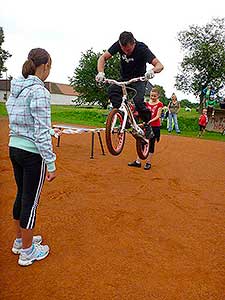 Dětské cyklistické závody, Dolní Třebonín 25.8.2012