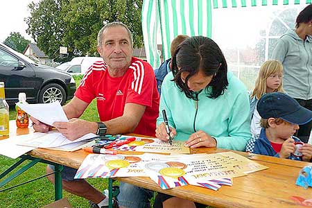 Dětské cyklistické závody, Dolní Třebonín 25.8.2012