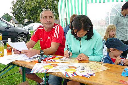 Dětské cyklistické závody, Dolní Třebonín 25.8.2012