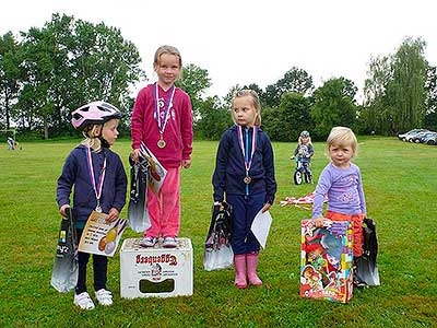 Dětské cyklistické závody, Dolní Třebonín 25.8.2012