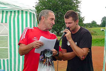 Dětské cyklistické závody, Dolní Třebonín 25.8.2012